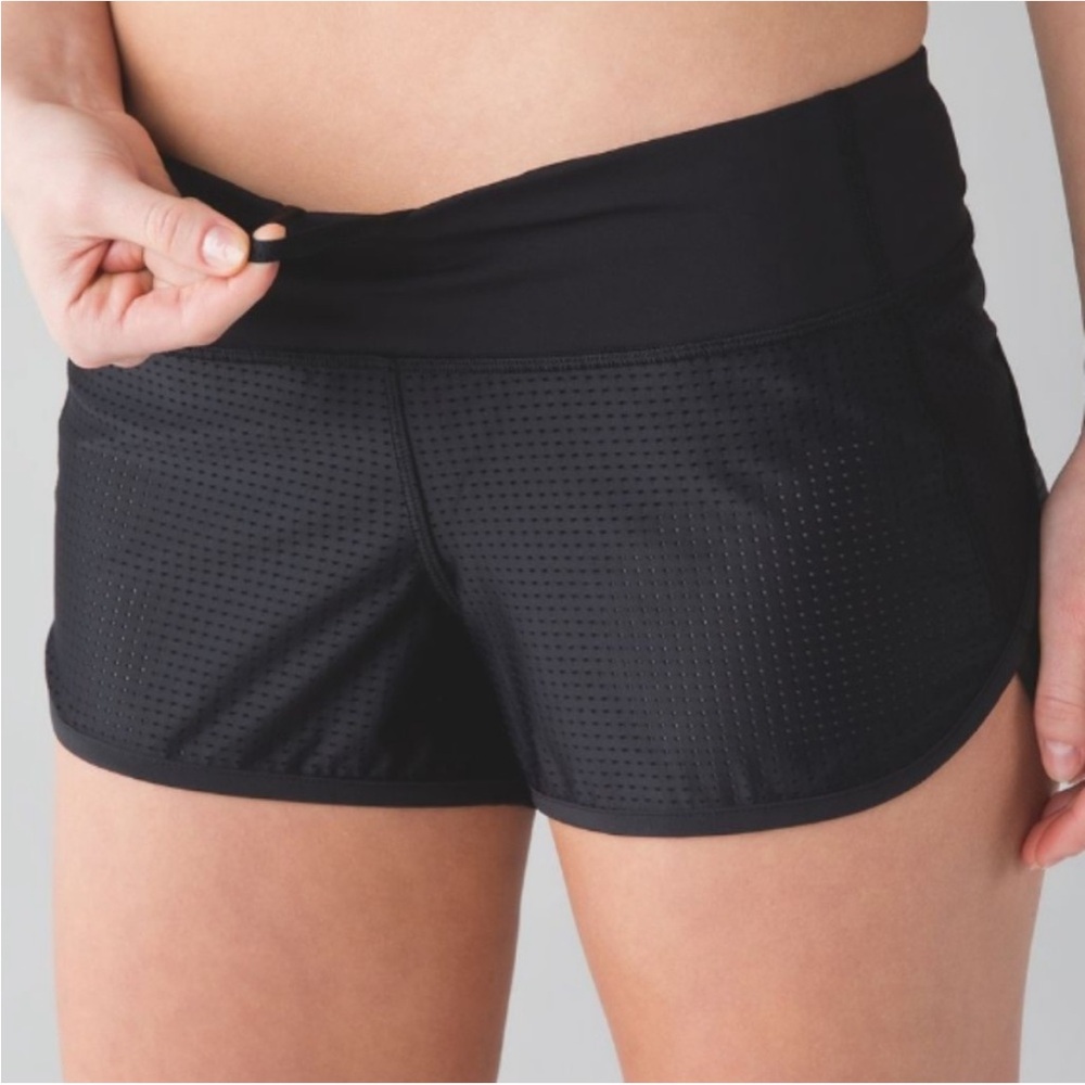 Lululemon speed shorts (mesh) Black